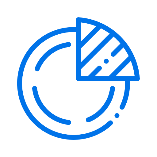 Section of a pie chart